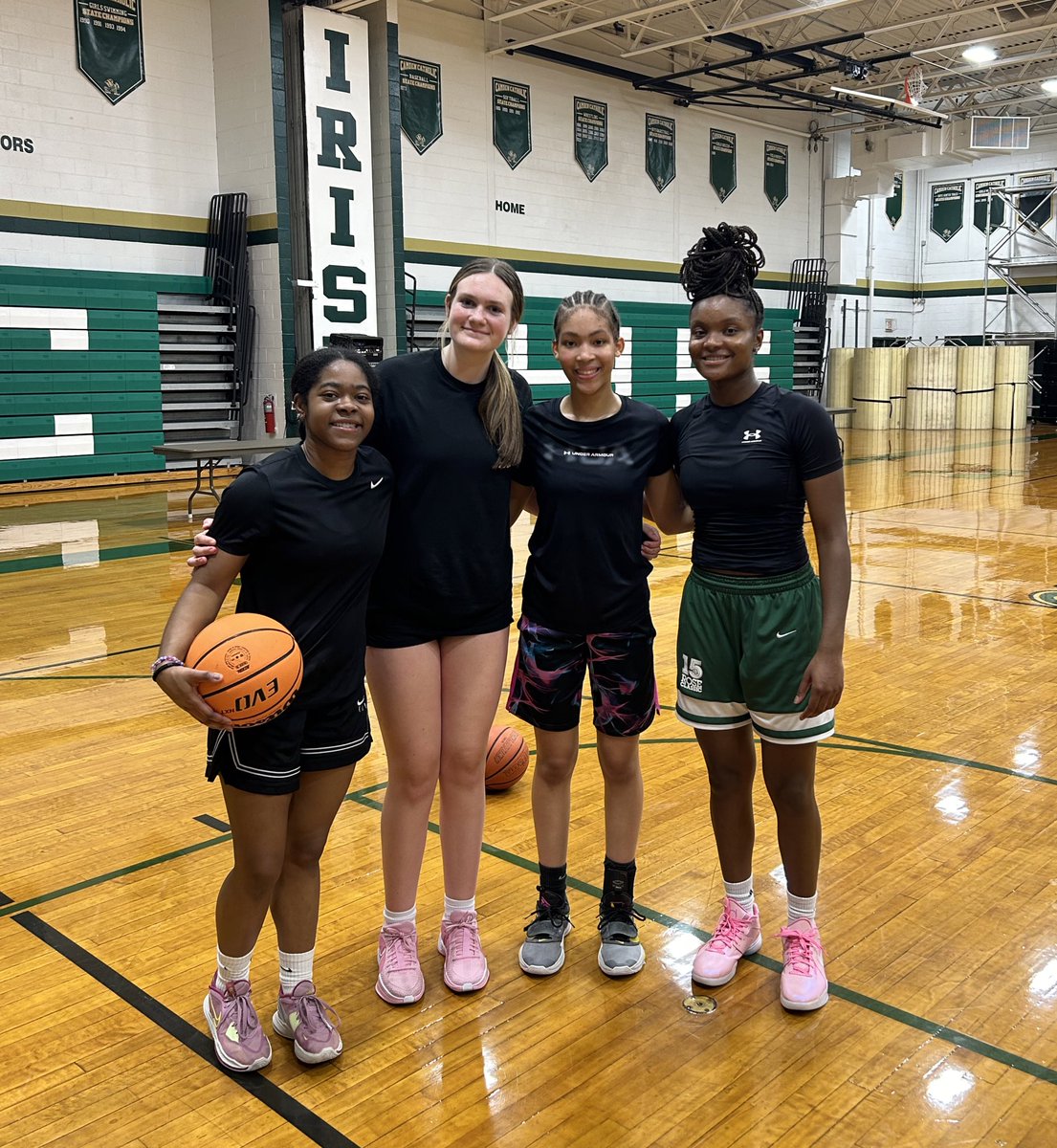 Camden Catholic Basketball (@irishgbb) on Twitter photo Have some of our old dawgs back in town to put in work with our incoming Freshmen!!! 😤 Janiah and Finley getting better with <a href="/JoyLecato/">Joy LeCato</a> '23 (Stockton WBB) and <a href="/aarynbattle24/">Aaryn Battle</a> '23 (Pitt WBB)! #IronSharpensIron 👏☘️🏀 Have some of our old dawgs back in town to put in work with our incoming Freshmen!!! 😤 Janiah and Finley getting better with <a href="/JoyLecato/">Joy LeCato</a> '23 (Stockton WBB) and <a href="/aarynbattle24/">Aaryn Battle</a> '23 (Pitt WBB)! #IronSharpensIron 👏☘️🏀