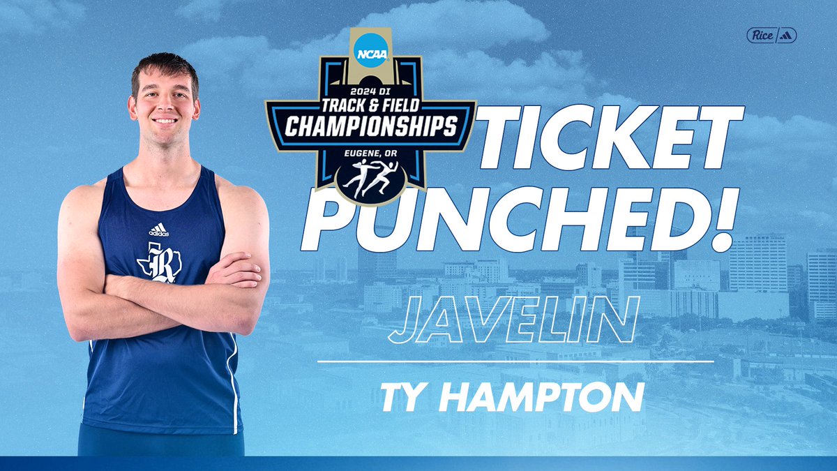 Next stop ➡️ Eugene

Ty is headed to the NCAA Championships after finishing 11th in the javelin!

#GoOwls👐