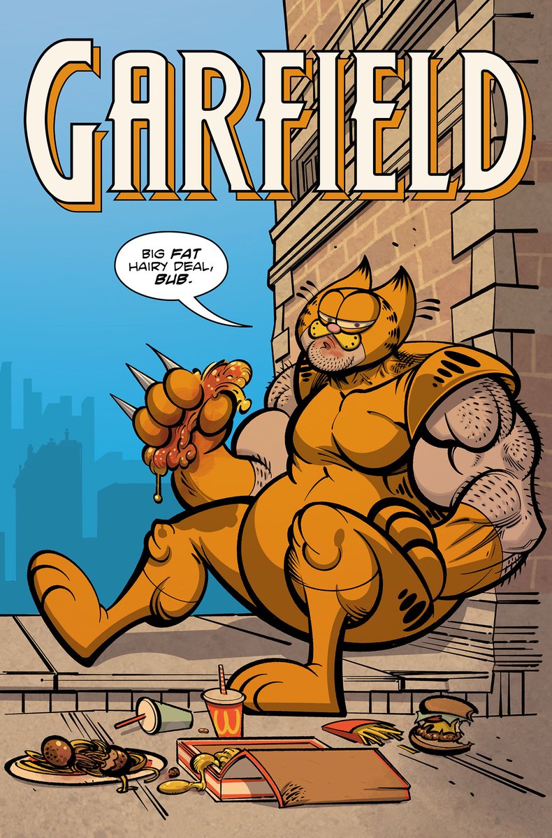 #Garfield as #Wolverine