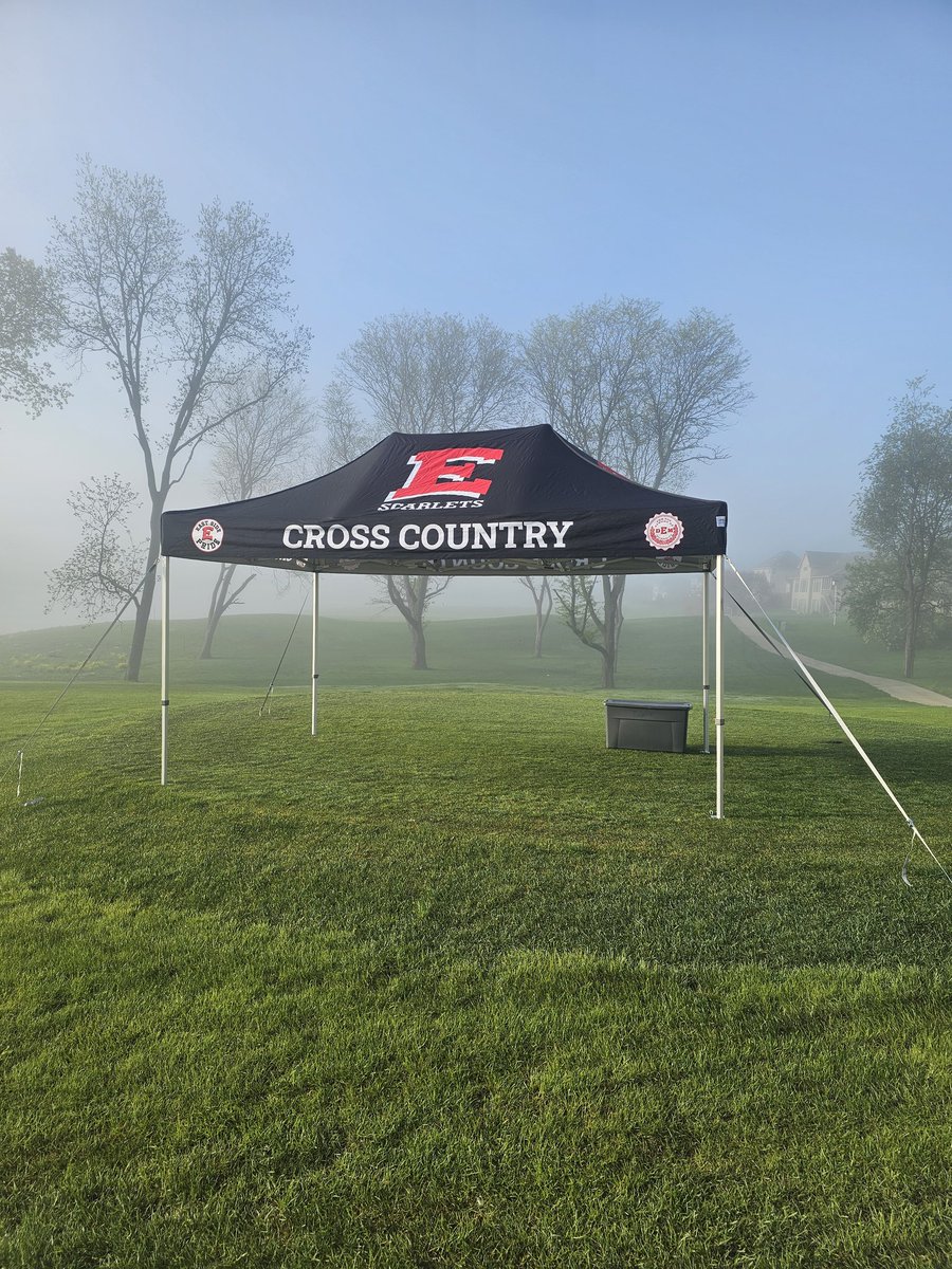 17 boys checked in at the XC meeting today! Lots of new faces and many more missing at baseball or other obligations. Going to be a great summer of training and lots of fun! Soon enough we will be at the tent ready to be our best! ⚫️🔴⚫️🔴