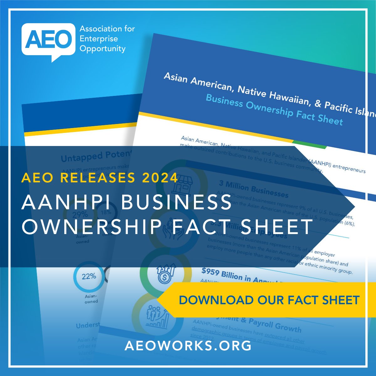 This #AANHPIHeritageMonth learn more abt #AAPI #entrepreneurs &amp; the vital role they play in the US economy. Check out our new 2024 AANHPI Business Ownership Fact Sheet today: ow.ly/eYmP50RREH6