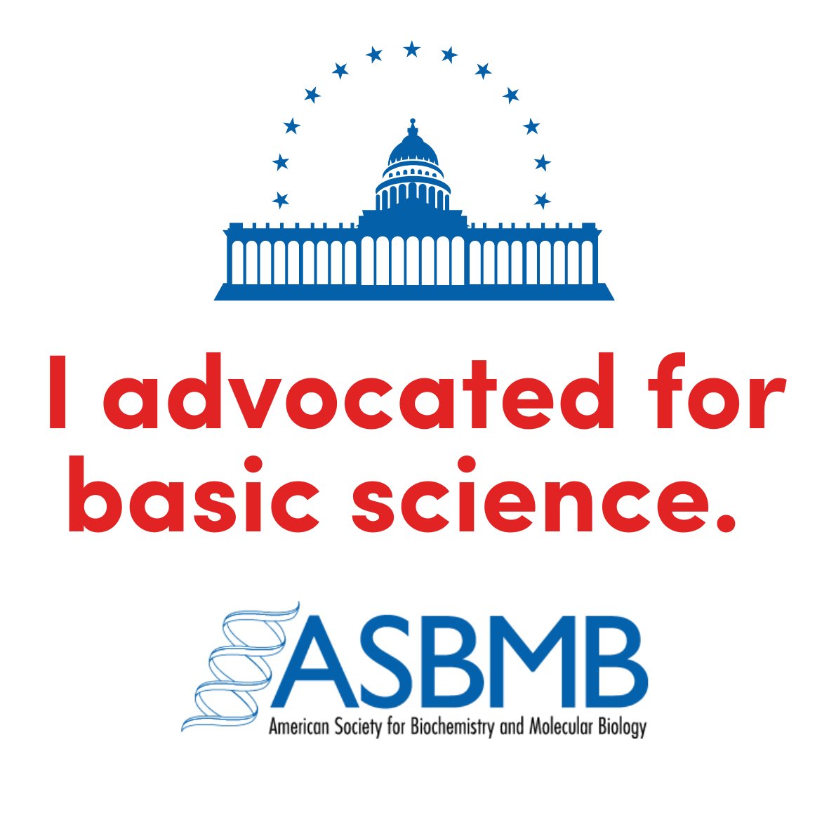 We're on Capitol Hill advocating for science; and you can too. Participate in our letter writing campaign to make sure your voice is heard: asbmb.org/advocacy/capit… #ASBMBadvocates #ASBMBHillDay2024 #AdvocateforScience
