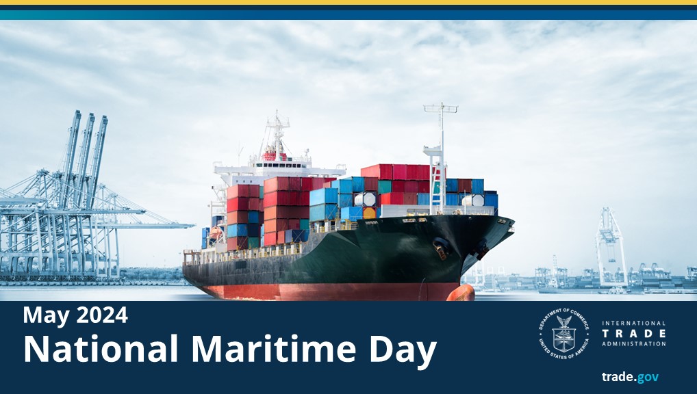 On #NationalMaritimeDay 🌊, ITA is recognizing the importance of the #maritime industry 🚢⚓️ in connecting the global marketplace and driving commerce. Join us in marking this occasion by reading a proclamation from @POTUS: whitehouse.gov/briefing-room/…