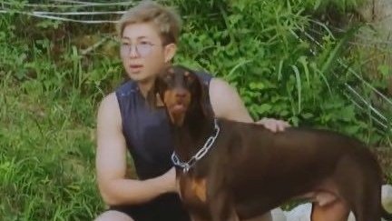 dailybahm's tweet photo. bam and his uncles 🥺 https://t.co/x5eHES2LAu