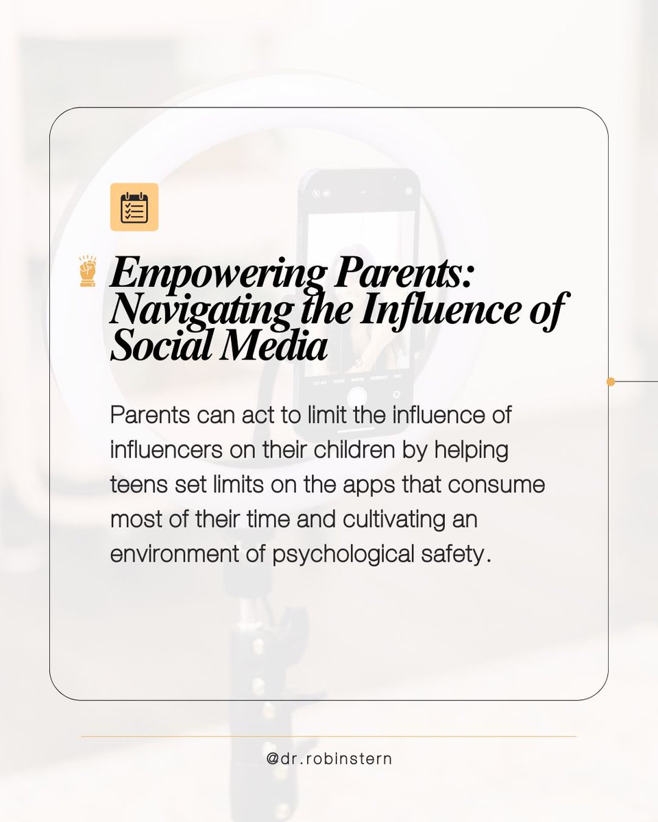 In a world where influencers are the new role models, how can we safeguard our teens' mental health? Parents, your role is crucial! Read my latest article on @PsychToday  #TeenMentalHealth #InfluencerCulture