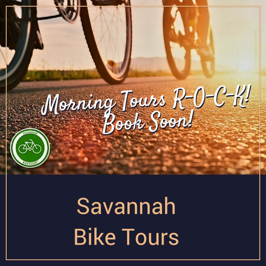 #SavannahBikeTours #Savannah #HistoricSavannah #Biketours #VisitSavannah #WhatToDoinSAV #Bucketlist #bachelor #bachelorette #couples #corporateevents #friends #familyfun #staycation #visittybee #travelsavannah #travel #seniorfun #weekendgetaway #EBike