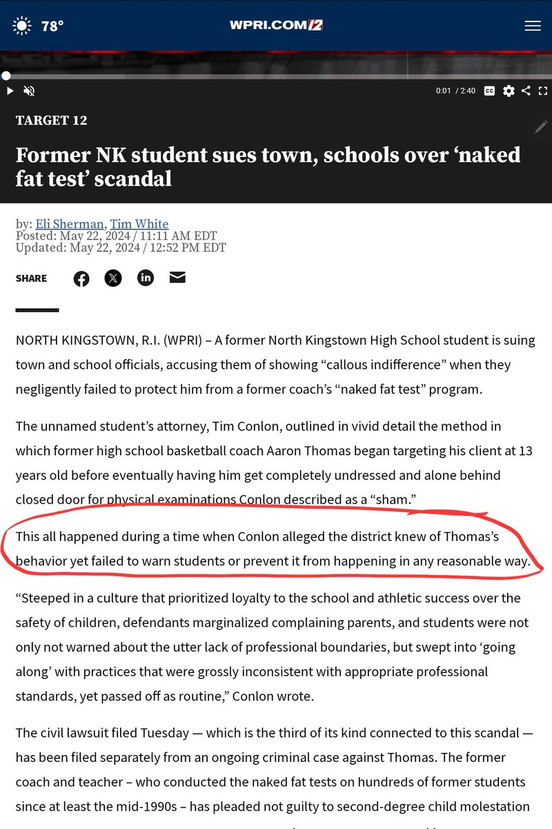 The school district covered up for an alleged predator because he won a bunch of basketball games. Third lawsuit filed. Coach still facing criminal charges. Remember when a local talk radio show host claimed I was just locker room stuff? cc: @MoniqAR