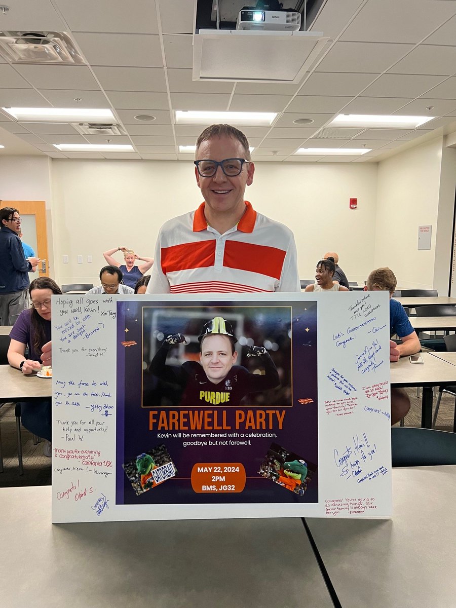 UFBME's tweet photo. Best of luck to Dr. Kevin Otto as he begins his new journey as Chair at Weldon School of Biomedical Engineering. Your legacy at UF is profound, & you will be greatly missed. Wishing you continued success! #OnceAGator #AlwaysAGator @OttoKev https://t.co/6BSX0YmaC7