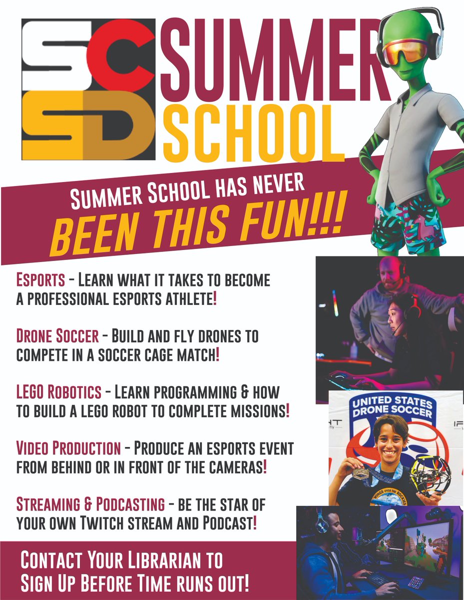 Learn and earn ($550) this summer @ELITEgaming_gg_ Stop by your high school library and pick-up applications today! The program will be run at ELITE Gaming, 1-4pm Monday-Friday from 7/8-8/9. @CorcoranCougars @HenningerSCSD @NottinghamSCSD @PSLAatFowler @SyracuseSchools