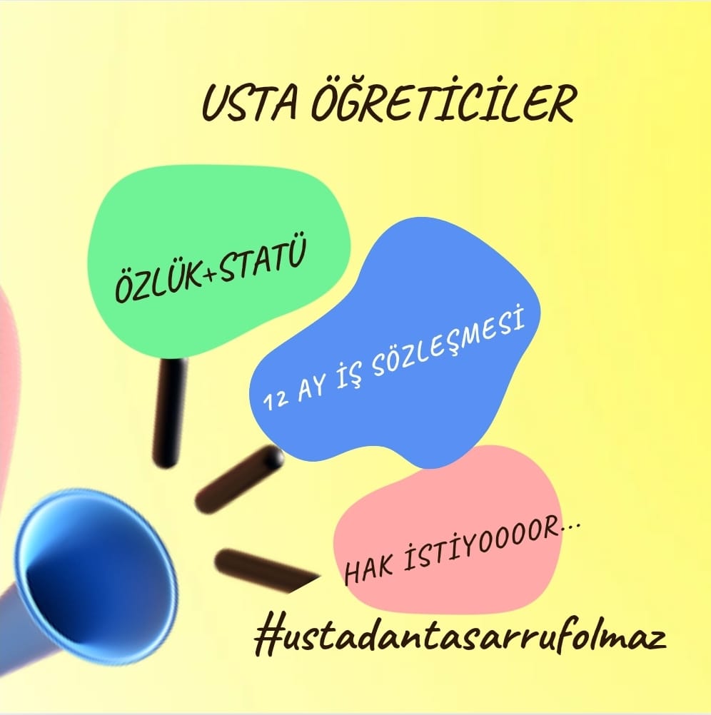 HandanZata's tweet photo. Usta Öğreticiler eşit işe eşit  muamele istiyor 
@RTErdogan
@Presidenturkey
@dbdevletbahceli
@Akparti  @tcbestepe 
@tcmeb @Yusuf__Tekin 
#ustadabtasarrufolmaz https://t.co/Z0t2TZ5B3Q