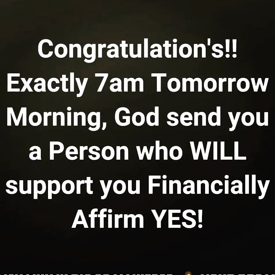 Congratulations - Affirm 'YES' !!!