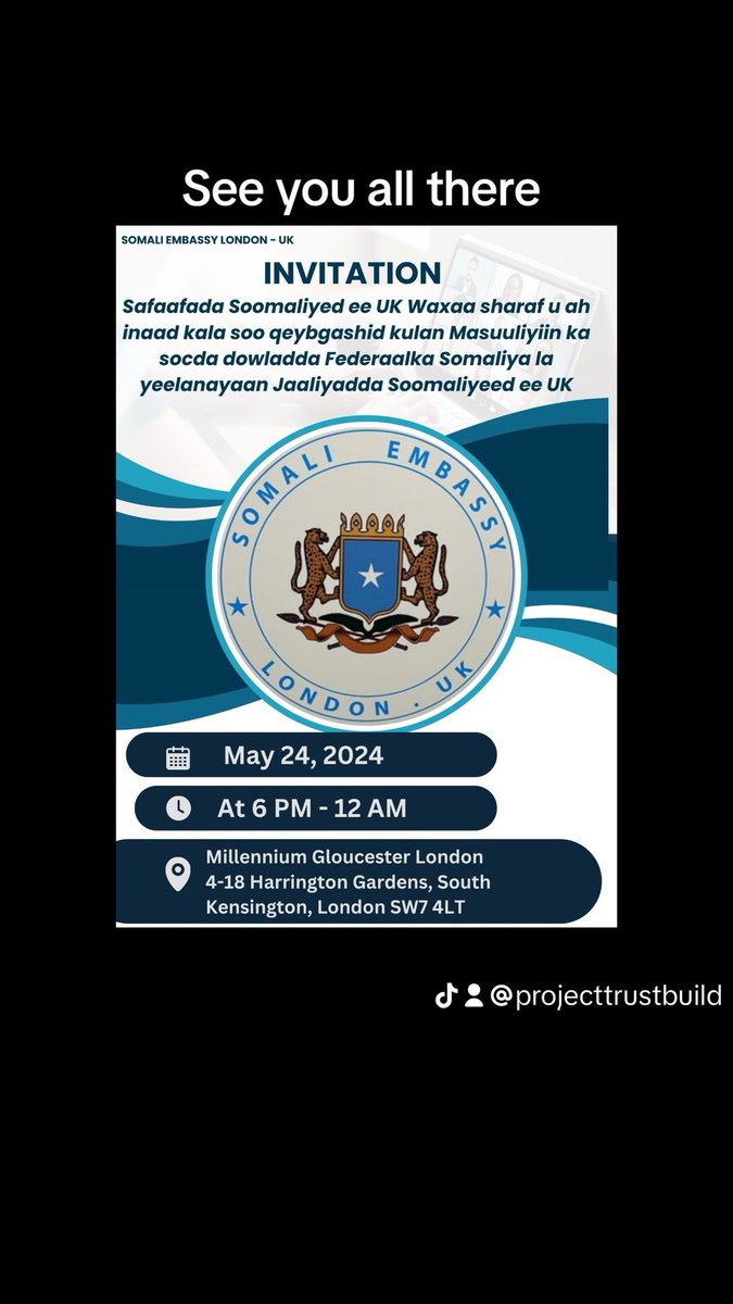 We hope to see you all there on Friday 

#somaliuk