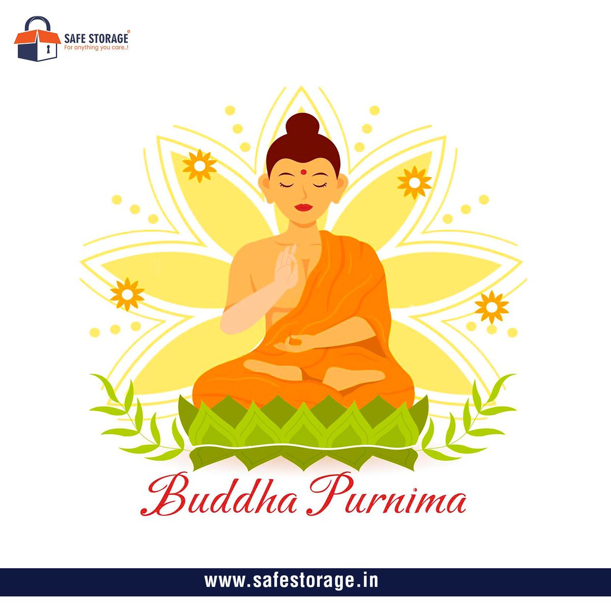 Embrace the light within and spread peace this Buddha Purnima. 

#eplore #SafeStorage #BuddhaPurnima #InnerPeace #Enlightenment