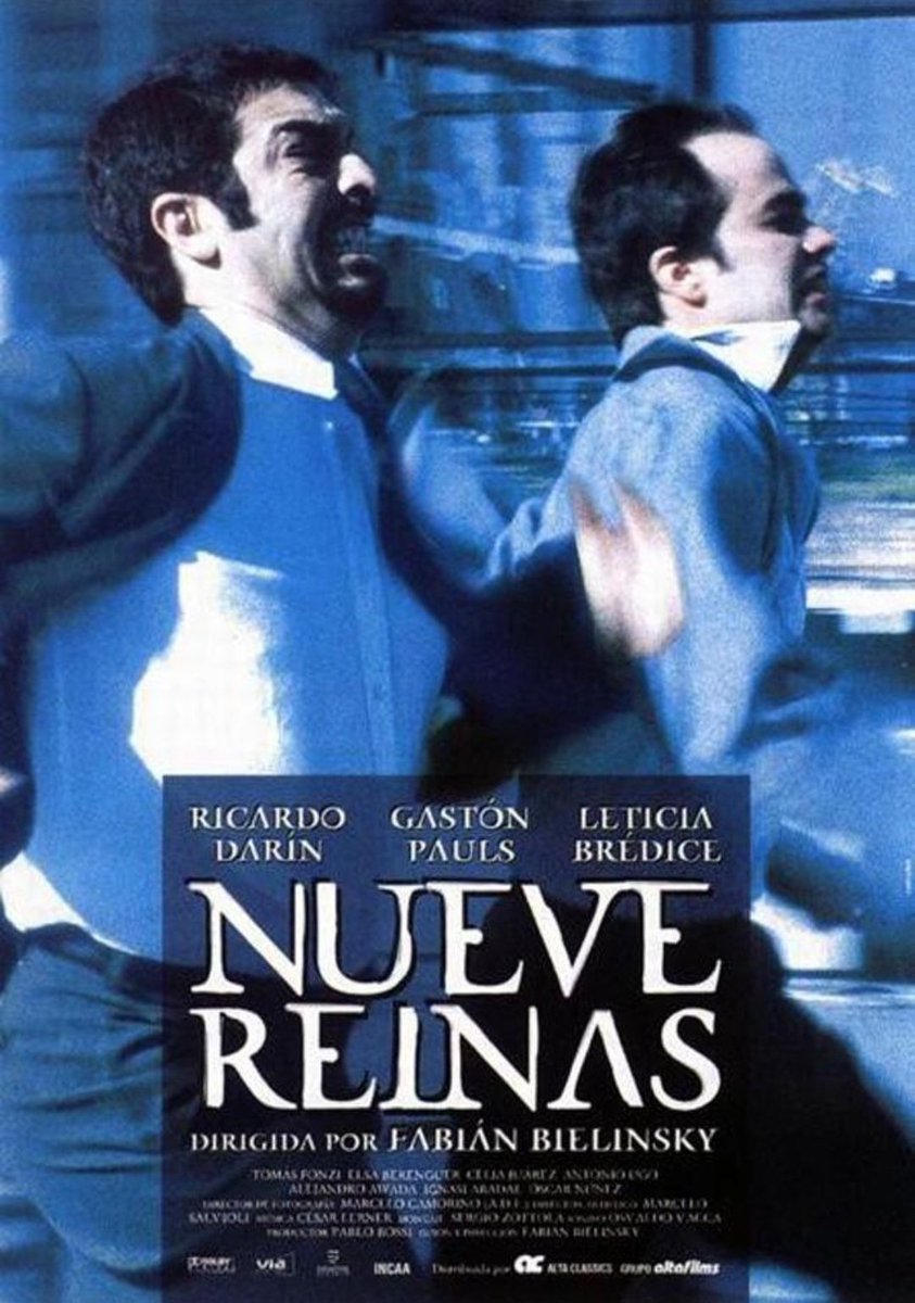 Estos días pensaba en Nueve Reinas, una de las mejores películas argentinas que he visto. Hoy vengo a contaros todas las curiosidades que rodearon la película🧵🧵