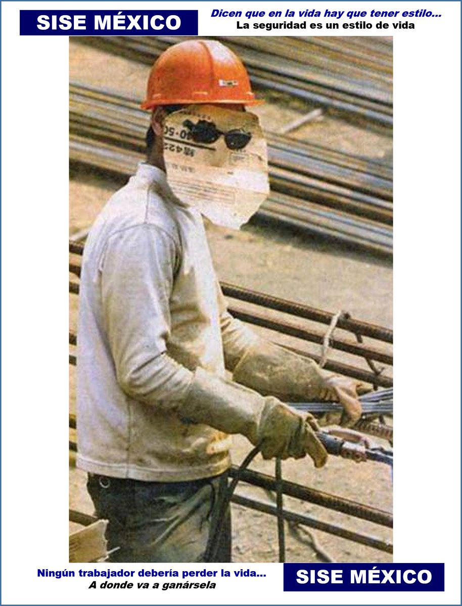 SISEMEXICO's tweet photo. EL EPP ES LA ÚLTIMA BARRERA DE PROTECCIÓN... Pero la Seguridad empieza con el Autocuidado; y esto es una decisión personal. #SISEMEXICO #SSO #SST #EPP #Productividad #Seguridad #Safety #STPS #SeguridadeHigiene #SaludOcupacional #NSC #NASP https://t.co/r4obbezhW9