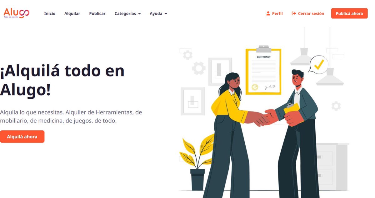 Linda tarde para contarles que después de tanto trabajo, lanzamos la nueva version de la pagina web. 

Mas amigable y diseñada especialmente para ustedes, los usuarios. 

Vayan a verla y alquilen todo lo que necesiten. ☺️🚀

Alugo.com.ar