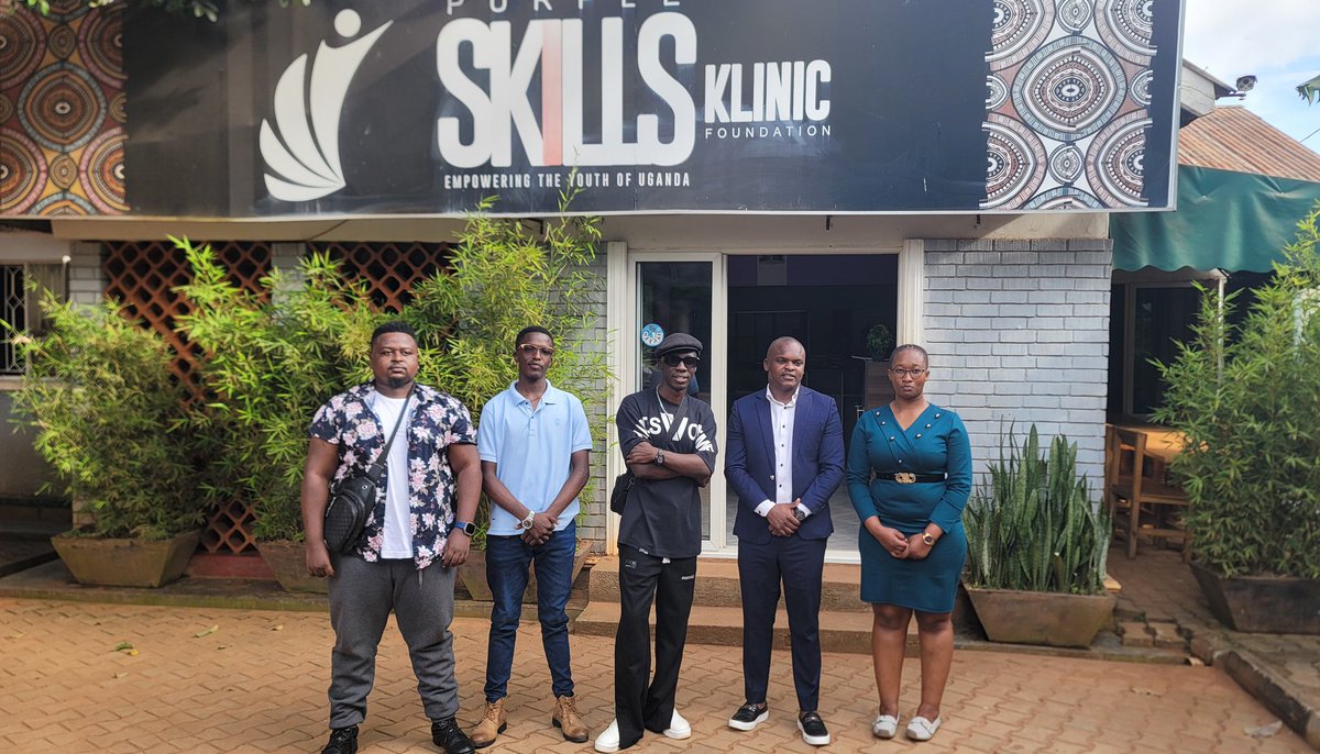 Our team paid a courtesy visit to @SkillsKlinic ahead of our upcoming #WAYHiskoolmusical. The team applauded @DouglasLwangaUg for the great work done to check on unemployment levels amongst young people through vocational education especially in the creative arts.