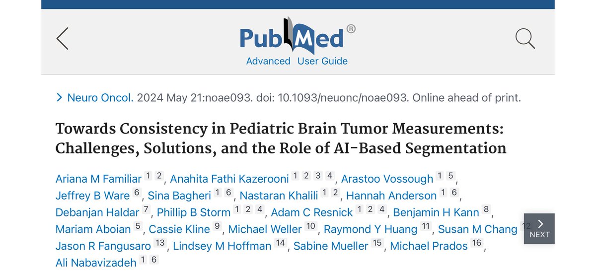 Excited to share our latest publication to address complexities and challenges in differentiating tumor components for pediatric brain tumor segmentation using MRI and potential solutions. Kudos to Ariana for leading this effort @FamiliarAriana @wearecbtn