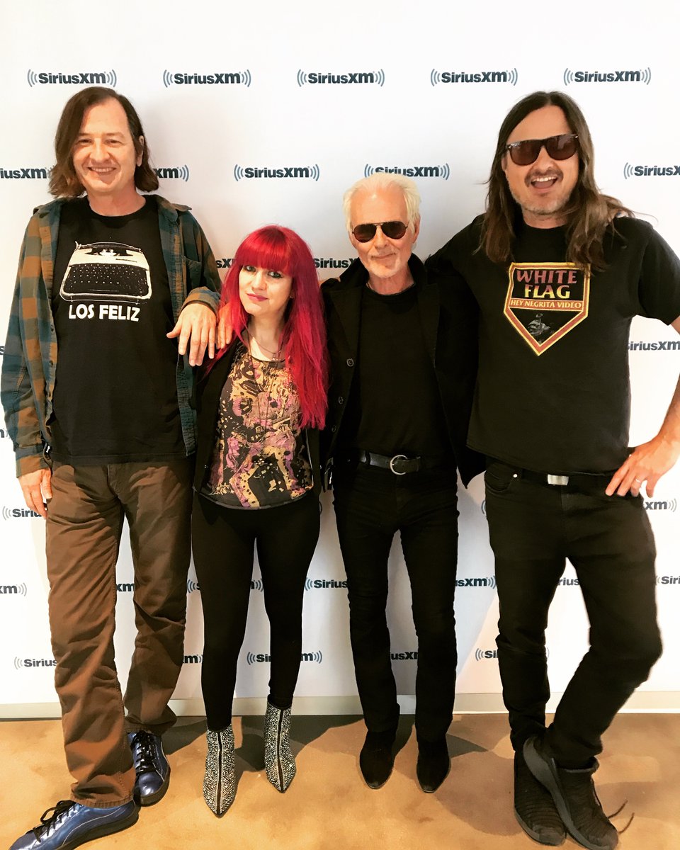 lyndseyparker's tweet photo. Thrilled that @reddkross's Jeff & Steven McDonald (pictured here w/me & @MDesbarres) will join my #DesolationCenter Q&A Thurs 10pm at the #DontKnockTheRock fest! This will follow their #BornInnocent doc, so stick around! Tix: https://t.co/2iTkJiYIS7 https://t.co/8UnFsn92RP