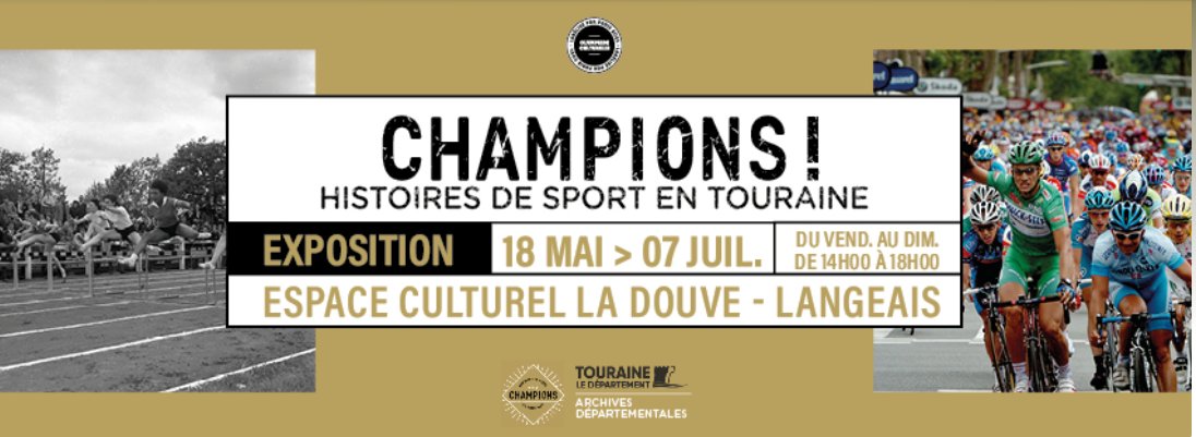 Quand le sport sort des #archives : exposition à #Langeais du 18 mai au 7 juillet organisée par les  les Archives départementales d'Indre-et-Loire @archives_37 
langeais.fr/event/expositi…