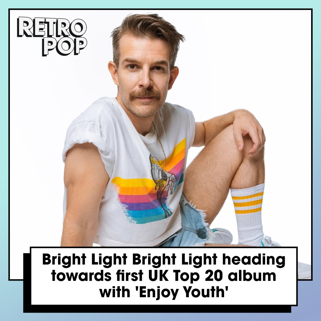 Bright Light Bright Light (@brightlightx2) is on track for his first-ever UK Top 20 album with the brilliant 'Enjoy Youth' this week! Get your copy here: orcd.co/enjoyyouth