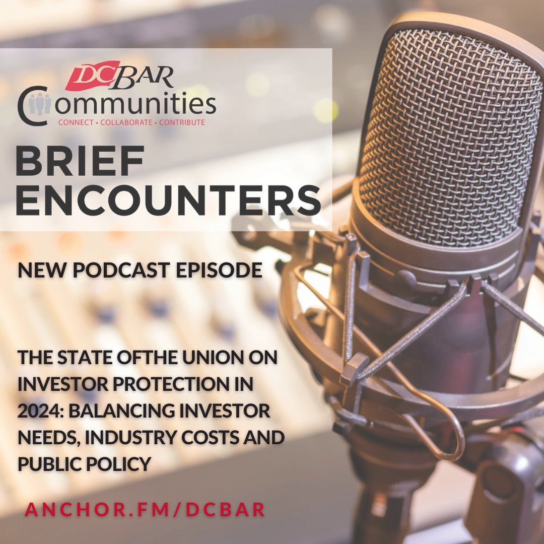 On the latest episode of Brief Encounters, experts discuss legislation that were ushered in as a result of the 2008 financial crisis, including the #DoddFrankAct. . bit.ly/3UuFEQg Episode sponsors: USI Affinity @LawPay @MyCaseInc