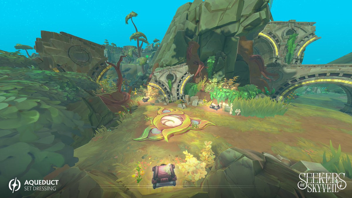 The Environment and VFX team are Art Blasting today from <a href="/elodie_games/">Elodie Games</a> for @playseekers !! Super excited to get to share some work from my last few months as a Senior World Artist :) 
Links below!