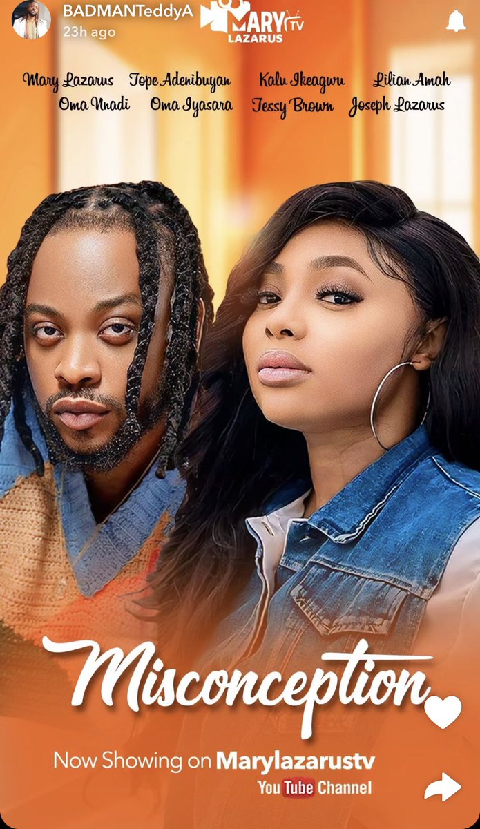 andrewlet_ng's tweet photo. Teddy A on this one….movies on YouTube are not bad at all, check out Misconception. #TeddyA #BamTeddy https://t.co/tcmS6Uoquo