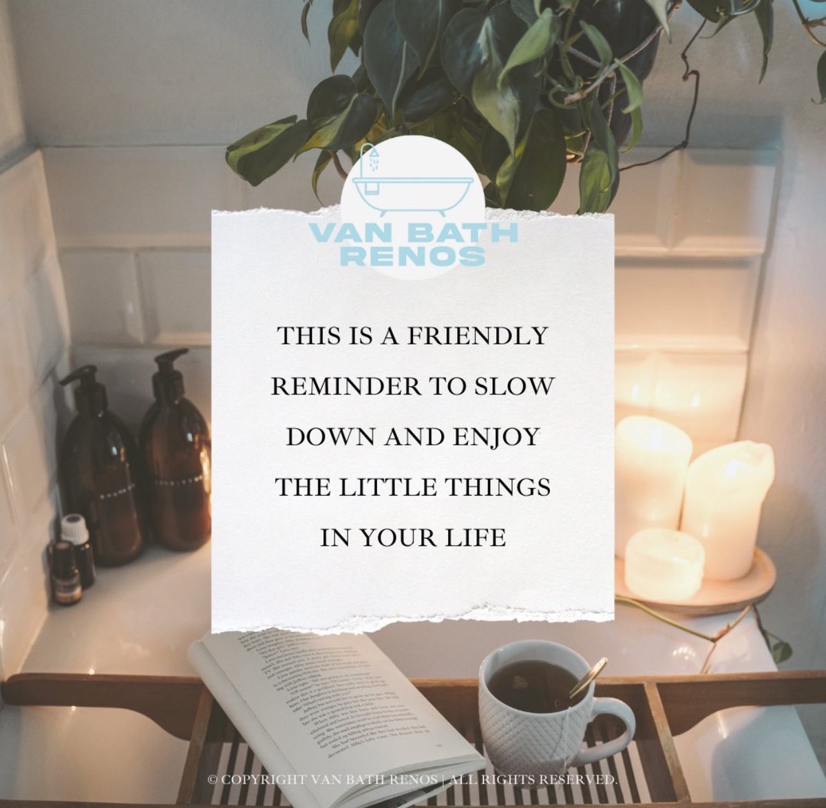 Slow down and enjoy the little things in life. 🛁✨ 

A beautiful bathroom can be your perfect escape. 

#VanBathRenos #EnjoyTheLittleThings #VancouverLiving #YVRLife #HomeSanctuary #BathroomReno
