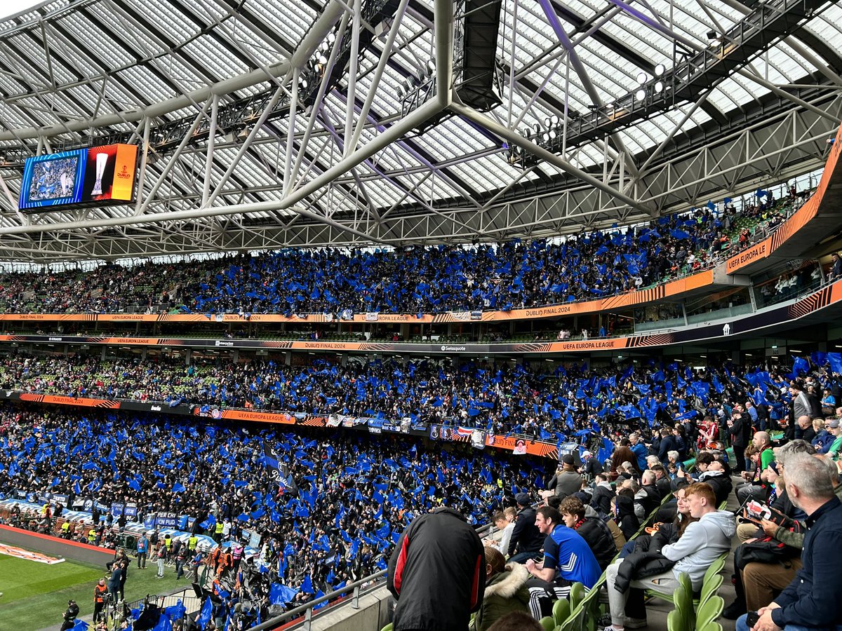 There hasn’t been at atmosphere like this at Lansdowne road since Drogheda beat Cork in 2005