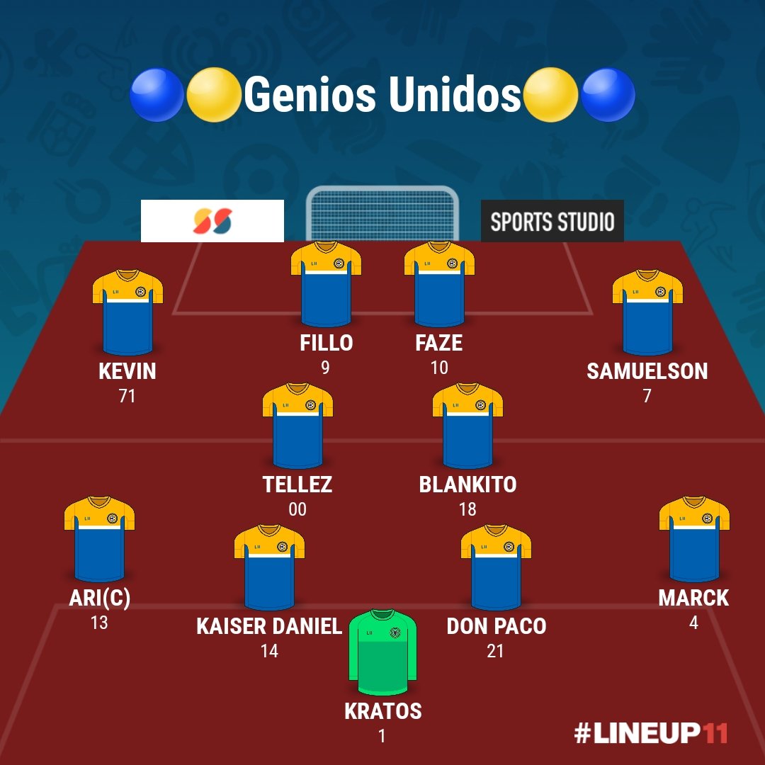Después de la gran noche de ayer sacando los 3 puntos en <a href="/Ace_espanaa/">ACE España</a> y en <a href="/LigaTGM/">Liga TGM</a> contra Buenos rivales,y el empate en <a href="/VFOspain/">VFO España</a> hoy salimos asi a encarar el último partido de vfo,y a sacar los 3 puntos en tgm,siempre con humildad y trabajo,Come on Genios Unidos 🟡 🔵