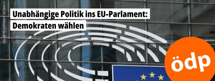 oedpduesseldorf's tweet photo. #Europawahl 2024: Unabhängige #Politik ins #EU-#Parlament!
Die #ÖDP nimmt aus Prinzip und satzungsgemäß keine #Unternehmensspenden und #Sponsering an. Daher ist und bleibt sie unabhängig von solchem Einfluß.
Bitte die unabhängige ÖDP bei der Europawahl unterstützen und wählen. https://t.co/HnMFeR3Vty