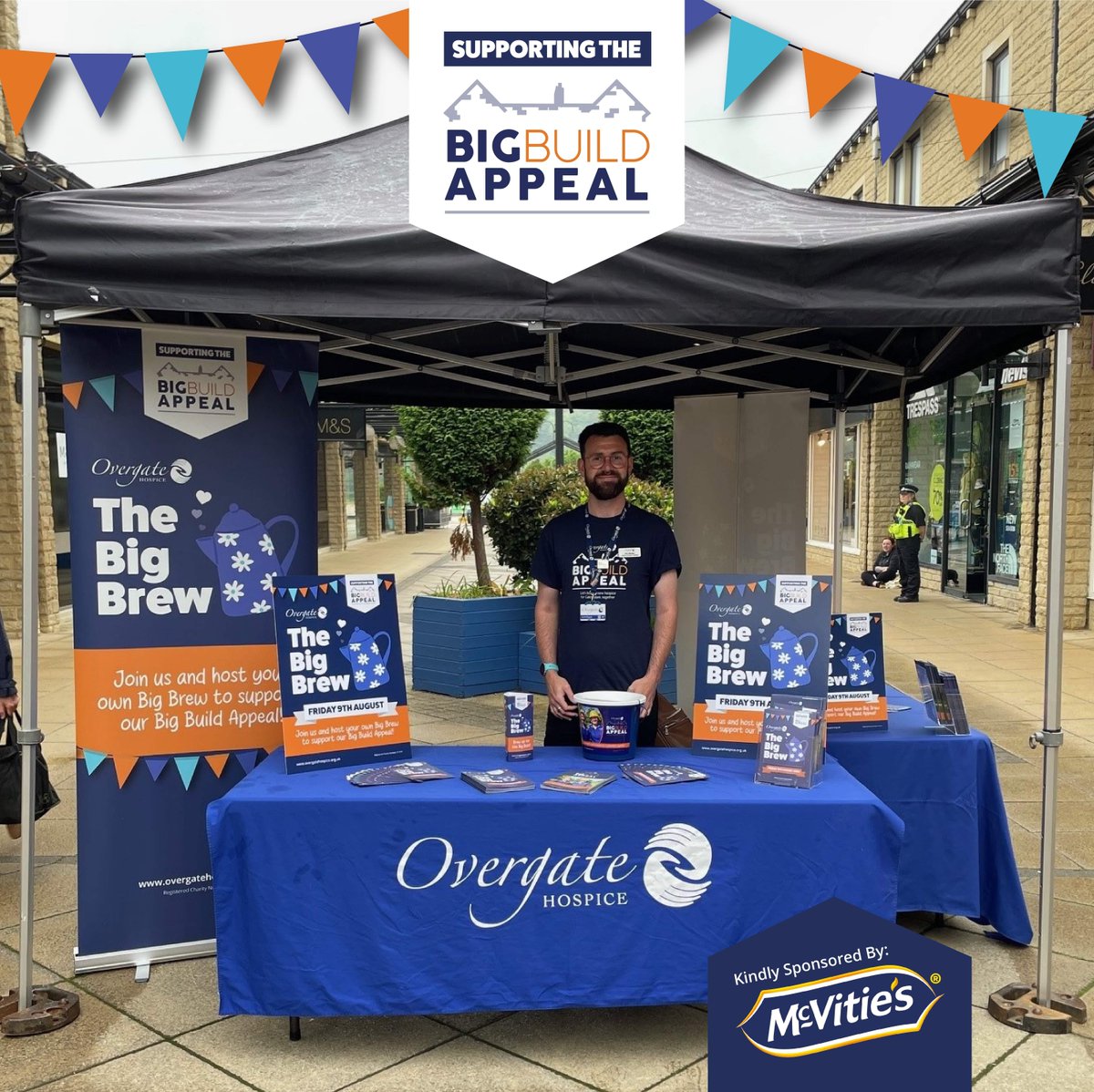 Our Capital Campaign Fundraiser Dru was at the Woolshops promoting our Big Brew last week. Could you get involved? Gather your family and friends and brew up for the Big Build...☕ sign up here: buff.ly/3yrrjNt #OvergateBigBrew2024