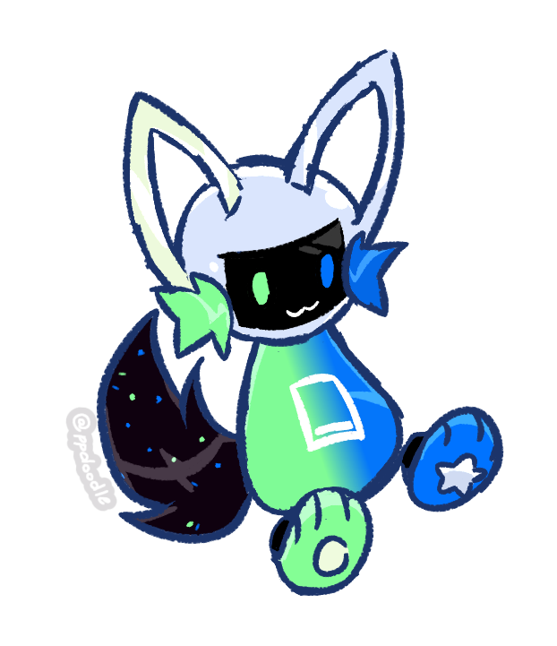 ppdoodle_'s tweet photo. was checking out 
@kittydogcrystal  's species folder and found this lil thingy..i made them some fanart :3
#art #furryart #furry #fanart https://t.co/jtsb5ZxE71