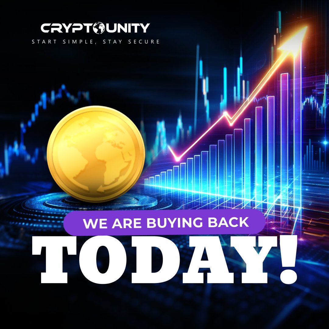 🚀 Buyback Day Alert! 🚀 Today's the big day! In just 8 hours, we're making our #buyback of $CUT. Watch the market and join in on the fun. 💰 Let’s make this a monumental day for the CryptoUnity community! 🔥 🔗 cryptounity.org/buy-cut/ #CryptoCommunity