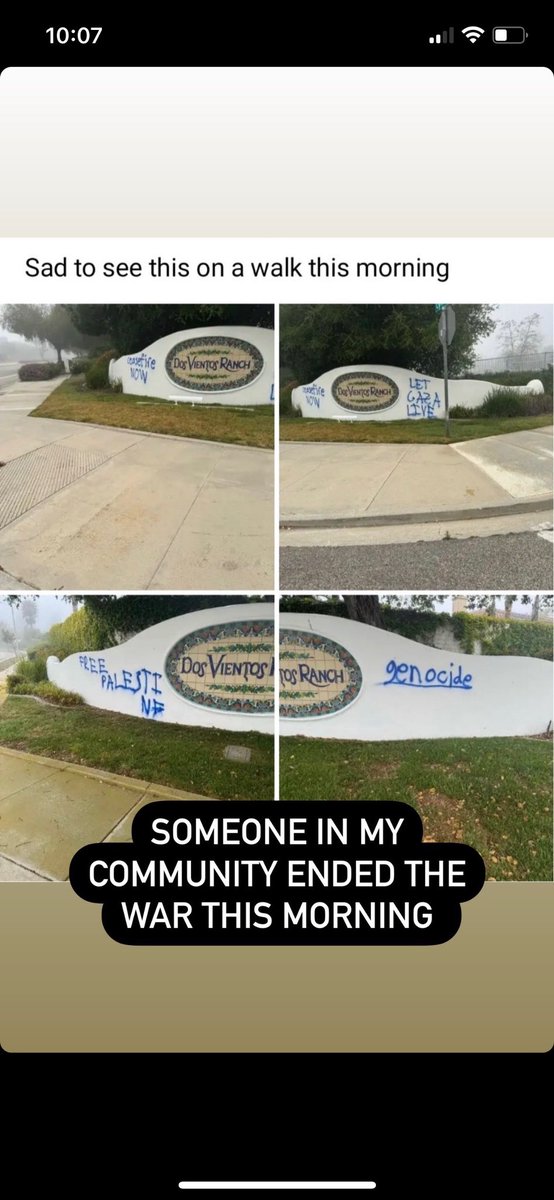 NewsVCNews's tweet photo. Newbury Park’s best and brightest doing what only they can do.  Is this the way to win hearts and minds, vandalizing your own community?  @thousandoakspd @VenturaCountyDA @VENTURASHERIFF @vcstar @TOAcornNews @CityofTO @latimes @FOXLA https://t.co/OGbqTT9pxd