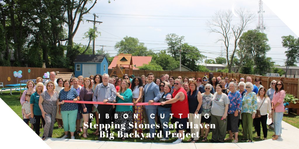 ✂️ Ribbon Cutting for Stepping Stones Big Backyard Project
📍 720 Old Salem Rd., Murfreesboro
🛝 Assisting single women & women with children experiencing homelessness to find next steps through the love of Jesus Christ.
🔗 steppingstonestn.org