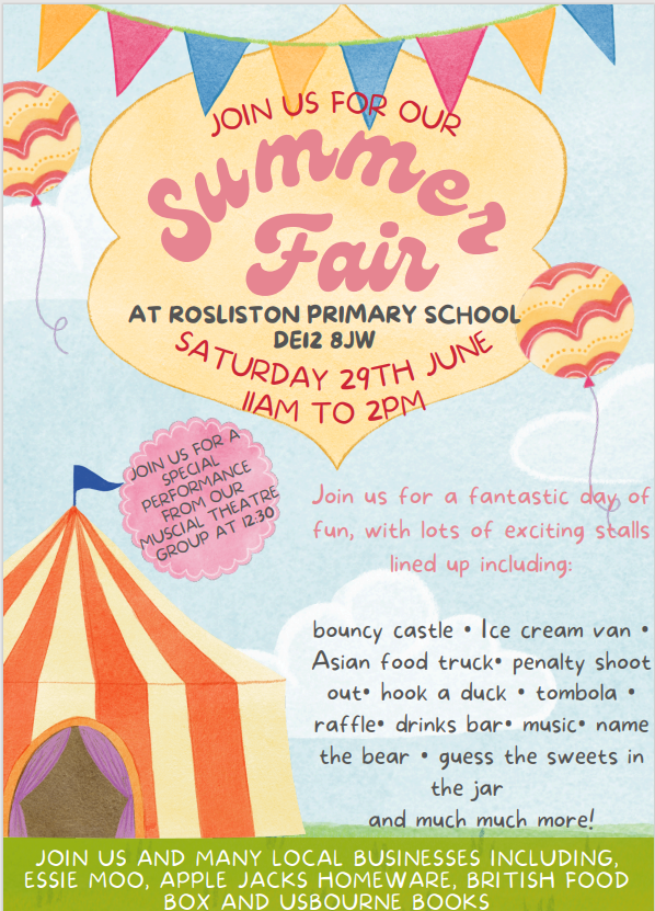 Come and join us for another super summer fair on Saturday 29th June. Bigger and better than ever before!#smallbutmighty