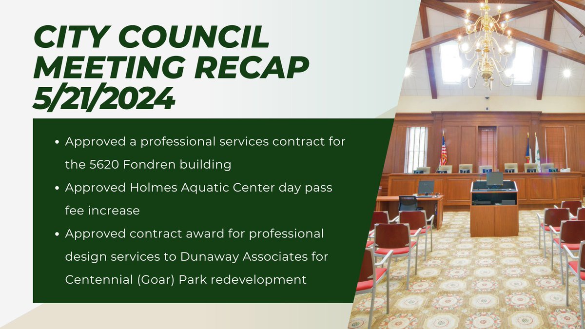 Here are some highlights from Tuesday's City Council Meeting! Watch the video of the meeting and view the full agenda here - uptexas.granicus.com/MediaPlayer.ph…