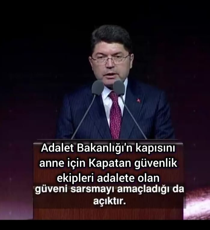 109 gündür Adalet Bakanlığından, adalet talep eden bir anne var. 109 gündür bakanlığın kapısı kapalı 109 Gündür @yilmaztunc annenin görüşme talebini red ediyor. @adalet_bakanlik