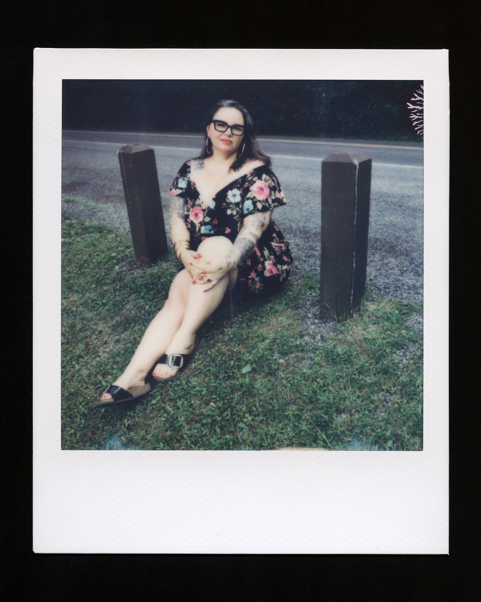 Love this polaroid @pjrey took of me last week when we were in West Virginia ♥️📷