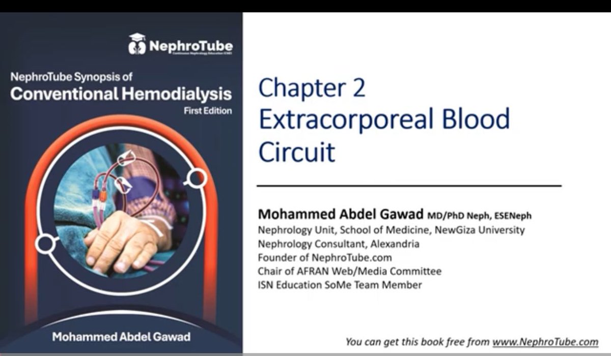 The recording of my second lecture of hemodialysis 👉🏼 For watching in English language: youtu.be/KdVvfP7JIFI?si… 👉🏼 For watching in Arabic language: youtu.be/gnlRvJ1TTr8?si…