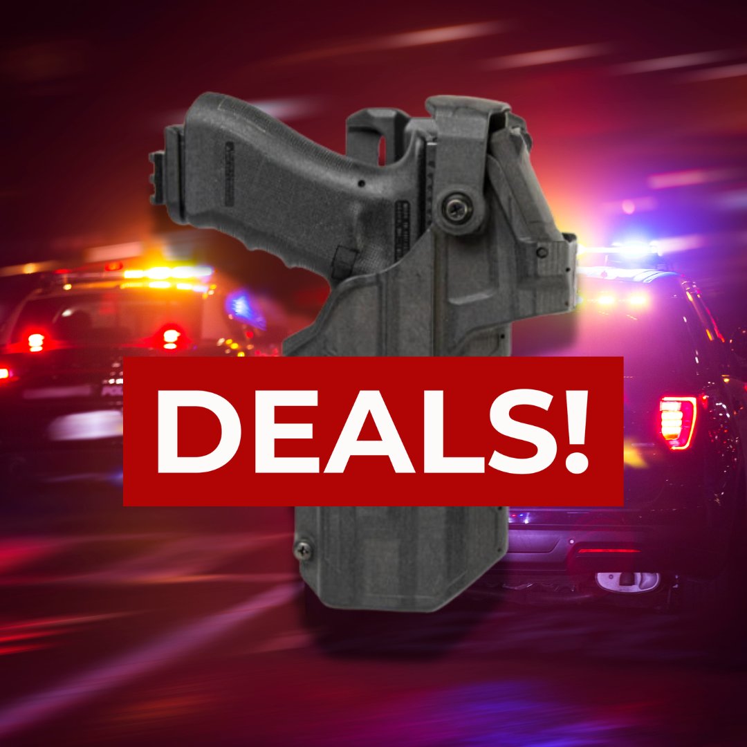 CopQuest's tweet image. Shop CopQuest and get great DEALS ON BLACKHAWK!

For example - SAVE OVER $30 on the Blackhawk T-Series L3D Light Bearing Duty Holster

🔗 copquest.com/blackhawk-t-se…

#Holster #PoliceGear #PoliceEquipment #PewPew #2a #ProtectandServe