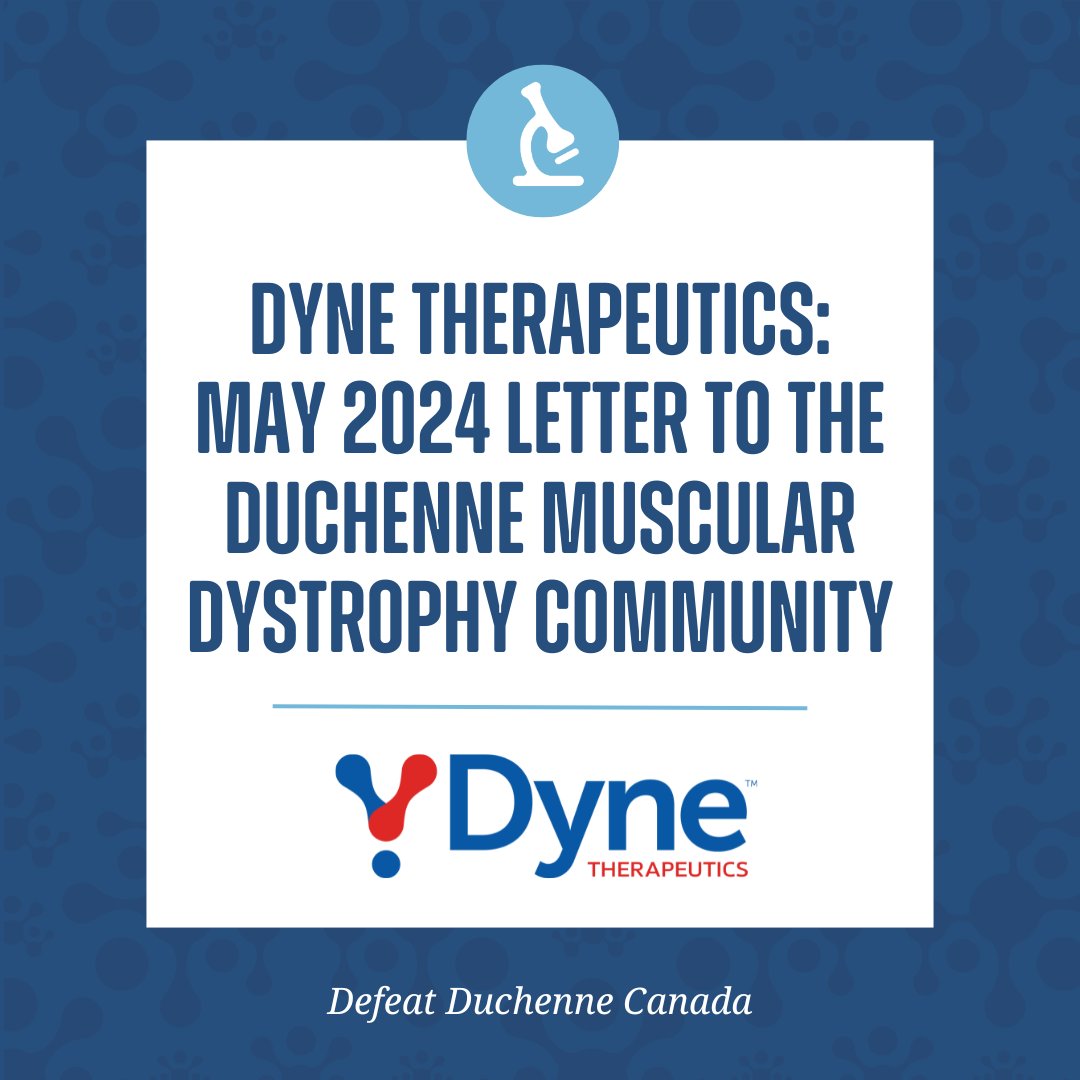 defeatduchenne's tweet photo. Dyne Therapeutics (@Dyne_tx): New clinical data from the ongoing DYNE-251 DELIVER trial shared in May 2024 letter to the #Duchenne #musculardystrophy community: https://t.co/Jd0Q2nzHnM. https://t.co/QEKhPmkBMR