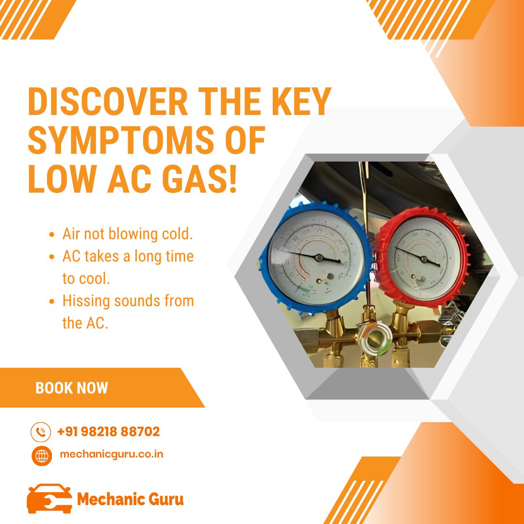 Is Your Car AC Struggling? Discover the Key Symptoms of Low AC Gas! ❄️🚗

#automobile #msme #automotive #startup #government #sra #gurgaon #gurugram #delhi #india #autorepair #carrepair #carservices #cars #founder #startups