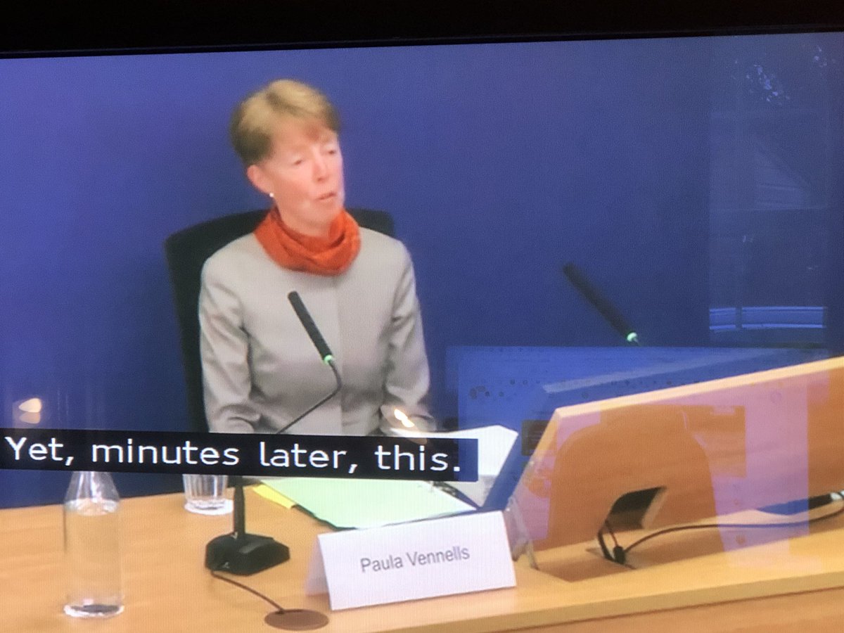BernardMcEldown's tweet photo. Great day for #PaulaVennells
The announcement today of a #UKGeneralElection by @RishiSunak has taken most of the media attention away from her appearance at the #post_office Inquiry
#C4News https://t.co/BbuzCSZSov