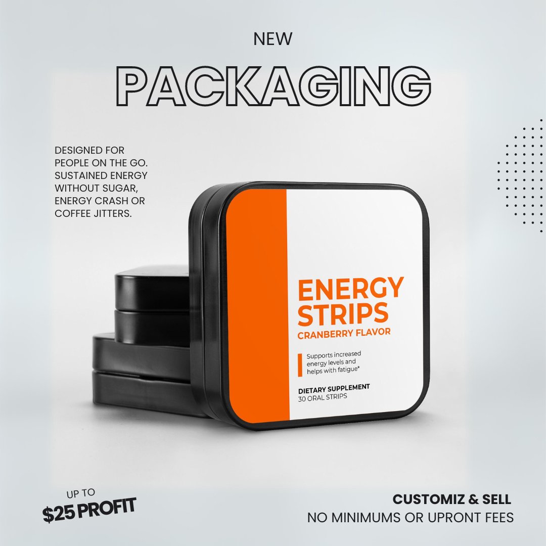 Wow , the energy strips have taken a major leap forward! The improved #packaging has transformed it into a super hot product in the CPG space. This pocket-sized box is designed for people on the go.