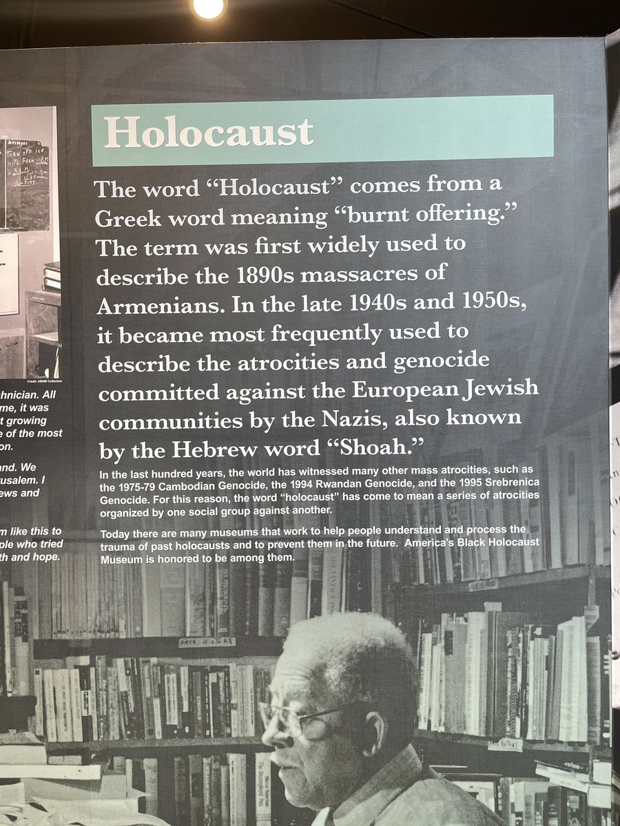 Today, I visited the America’s Black Holocaust Museum in Milwaukee. It was founded by lynching survivor Dr. James Cameron.