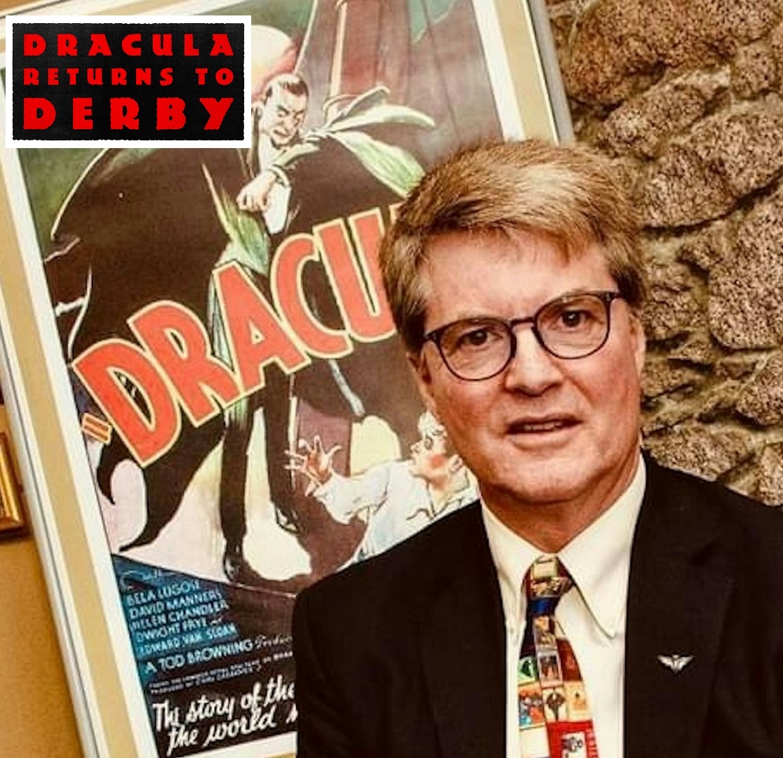 Tonight from 7.30pm it's your last chance to see Dacre Stoker at @derbymuseums exploring 100 years of Dracula adaptions on stage and screen - book your ticket now - shorturl.at/FmyeO

#dracula #DraculaReturnstoDerby #Derby #derbyshire #vampire #bramstoker