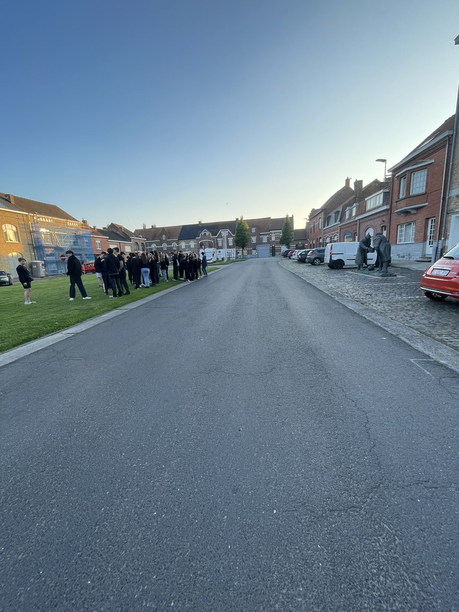 One final visit - to the Christmas Truce Memorial in Messines